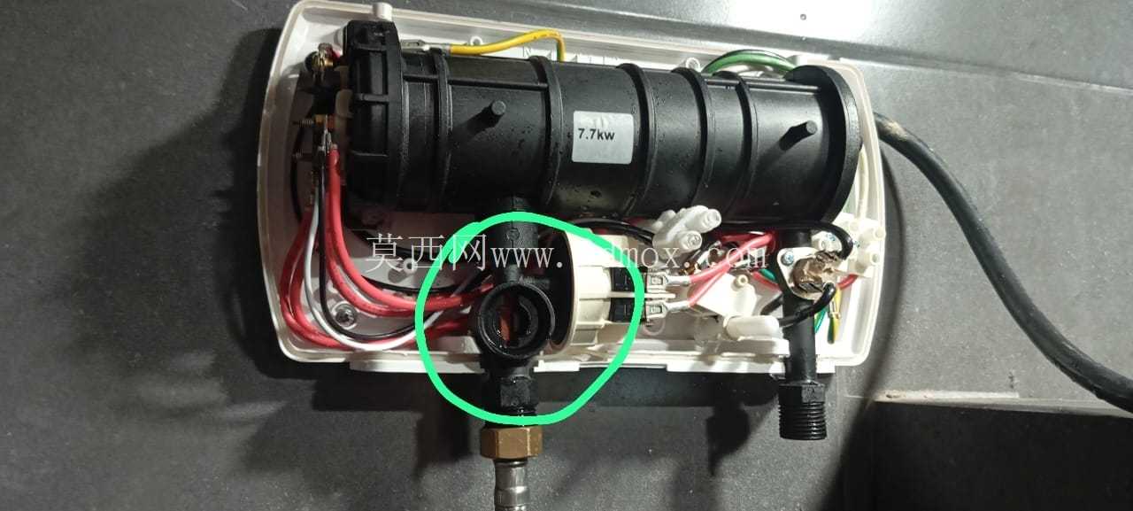 válvula reguladora de Flujo para calentador electrico