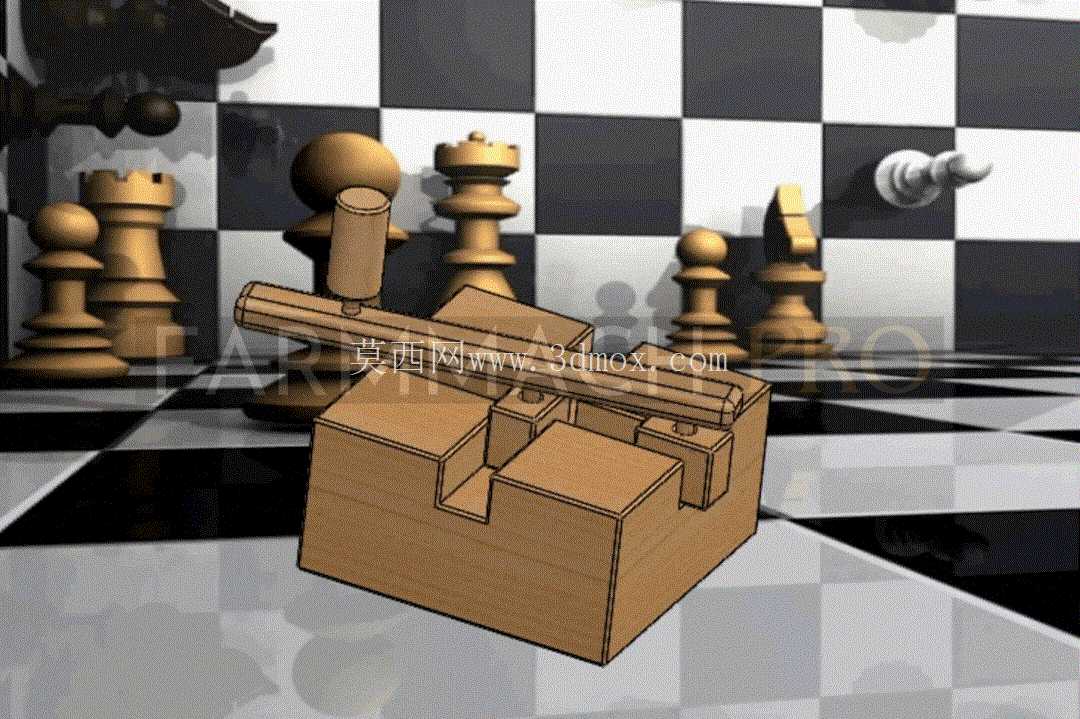 ?? 玩具盒机构CAD设计| 真实渲染\u0026动画