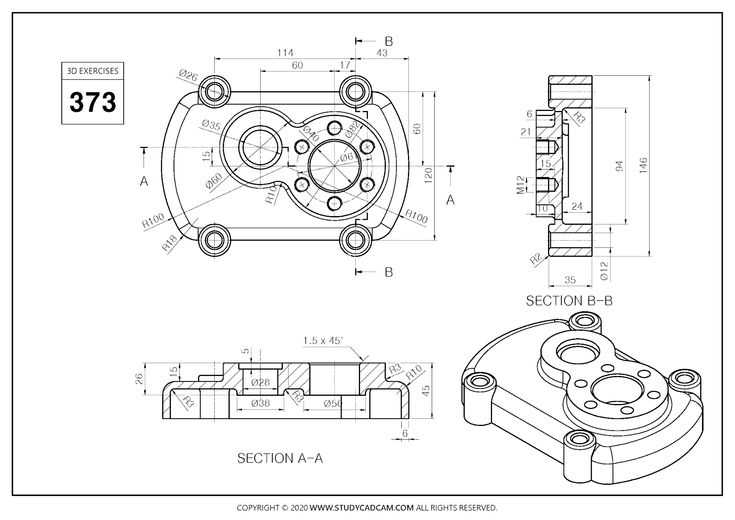 ��ģ��ϰ��ͼ#373 STUDY CADCAM