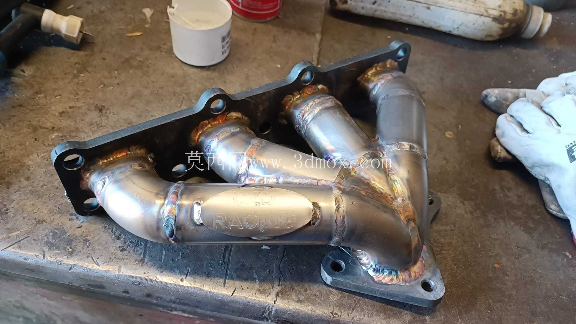 MX5 Miata 1.6L 低安装管状歧管,适用于 TD04-13T 涡轮