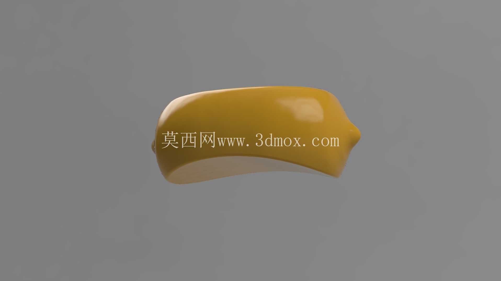 柠檬肥皂3D模型| 香皂柠檬形状设计