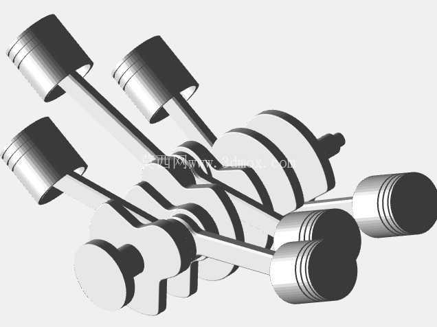 V6 发动机总成 | 详细的内燃机 CAD 模型