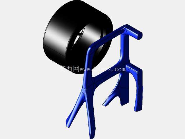 保时捷 918 有机生成设计底盘框架概念 - 3D 打印
