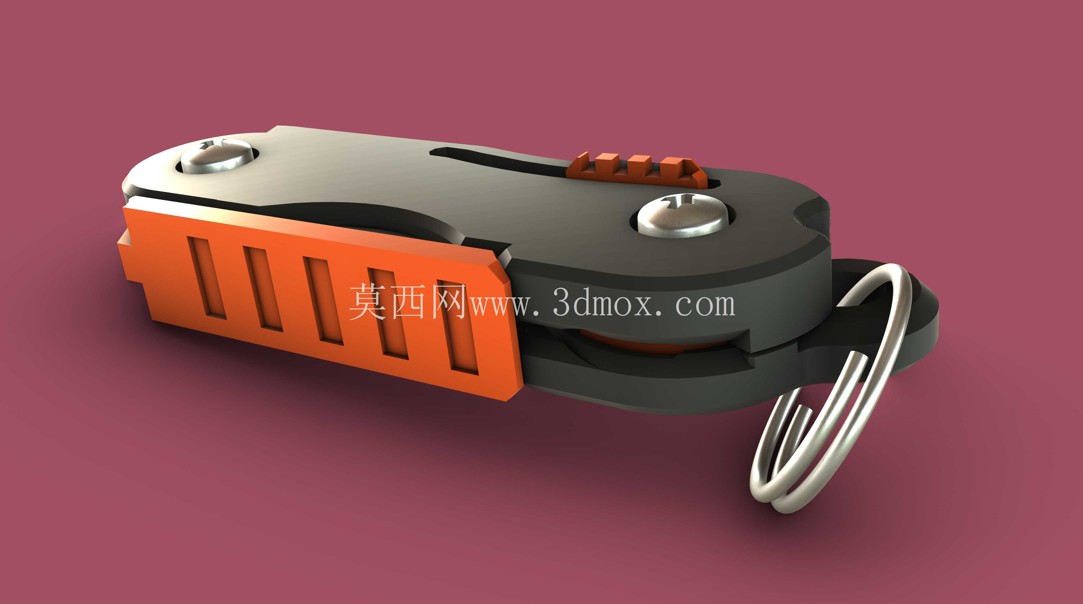 折叠式迷你 EDC,带安全装置,适用于 Exacto #11