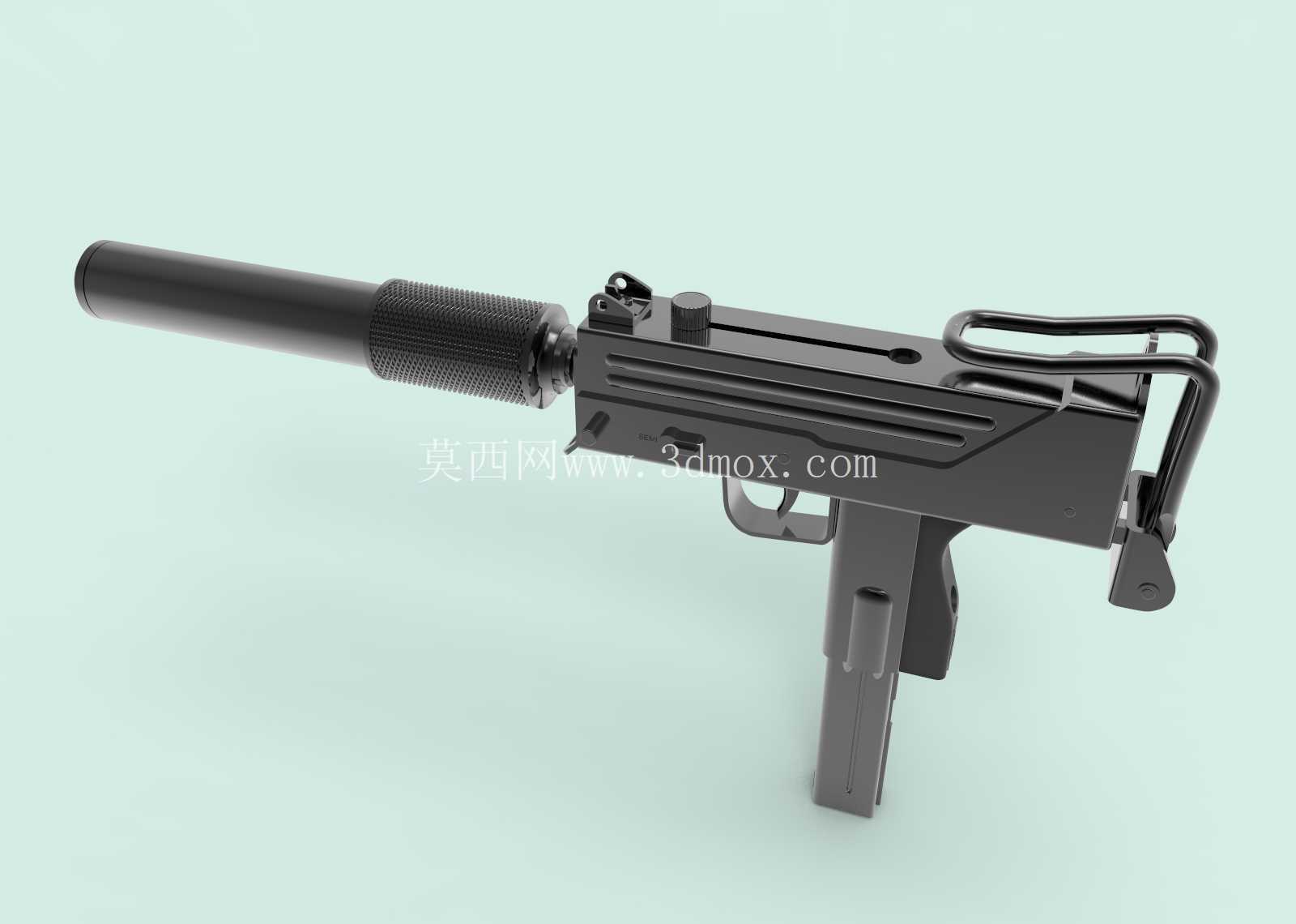 英格拉姆 mac-10。 1/6 比例。