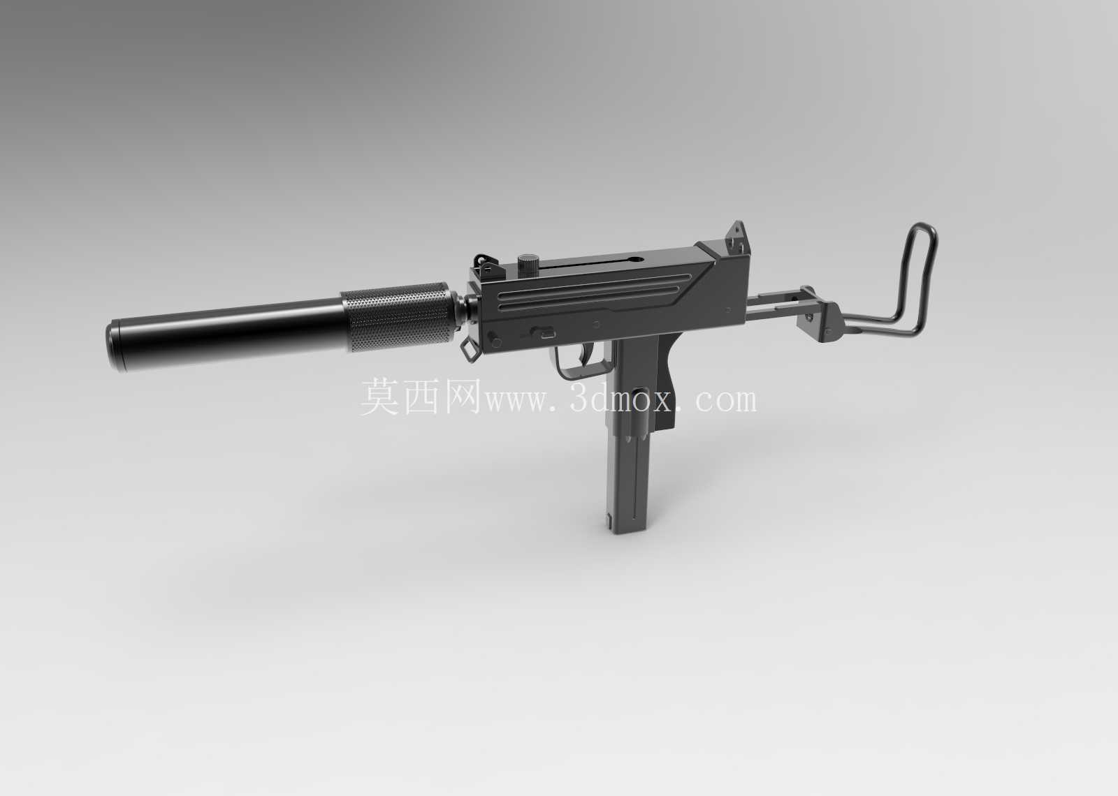 英格拉姆 mac-10。 1/6 比例。