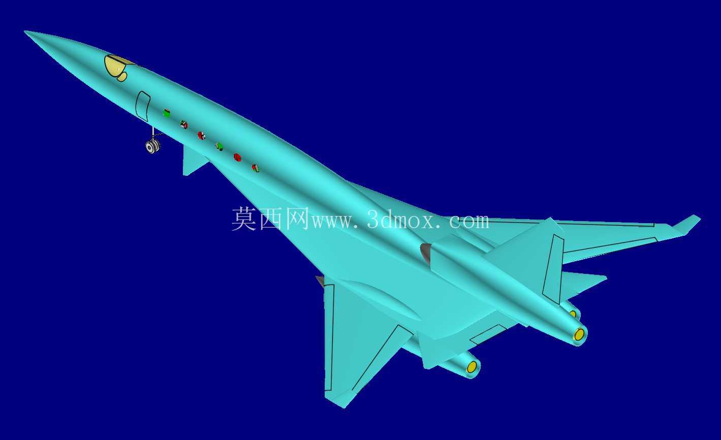 湾流/苏霍伊 S-21 商务 SST 实体装配模型