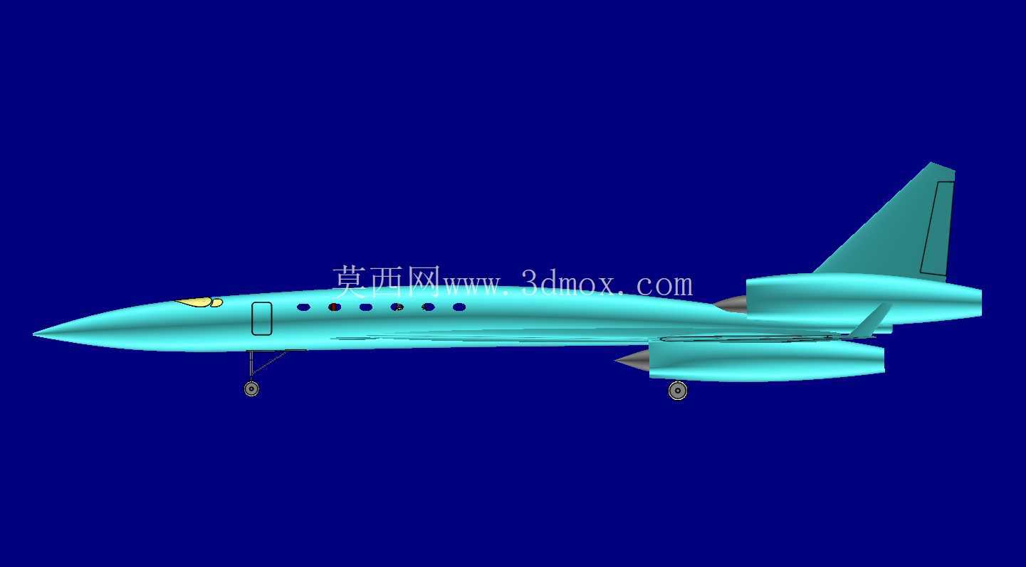 湾流/苏霍伊 S-21 商务 SST 实体装配模型