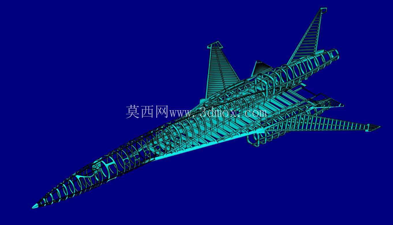 湾流/苏霍伊 S-21 商务 SST 实体装配模型
