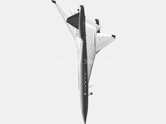 湾流/苏霍伊 S-21 商务 SST 实体装配模型