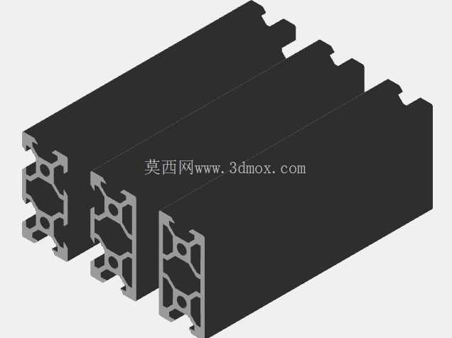 OpenBuilds V 型槽挤压件的高精度 CAD 模型 - 2020、2040、4040 轮廓