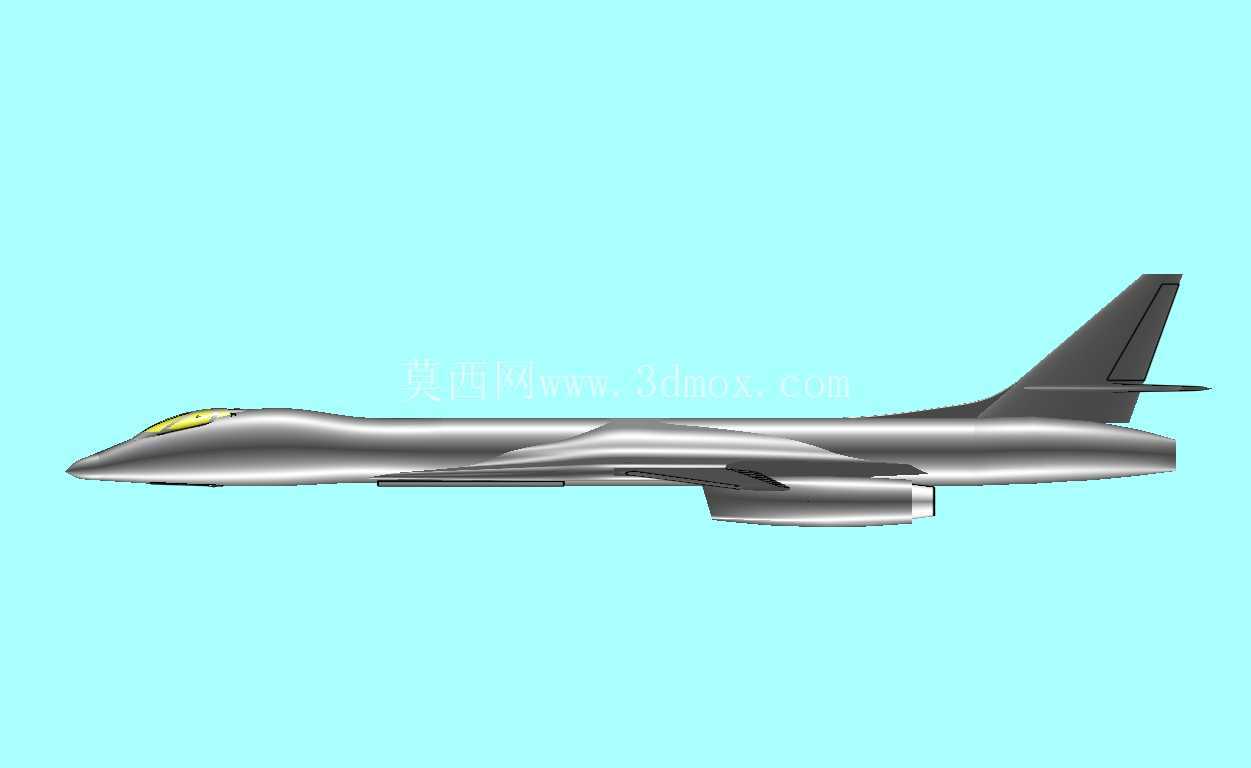 美国B-1B轰炸机实体组装模型