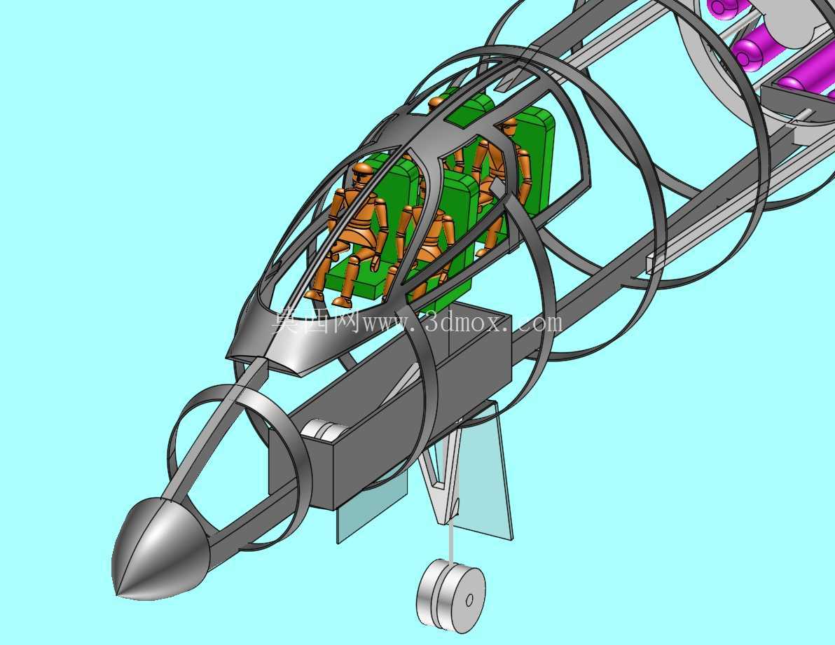 美国B-1B轰炸机实体组装模型