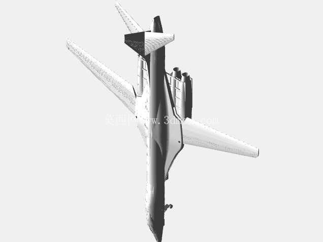 美国B-1B轰炸机实体组装模型