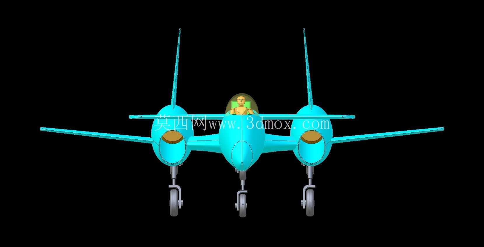 波兰PZL-230天蝎座攻击机概念实体组装模型