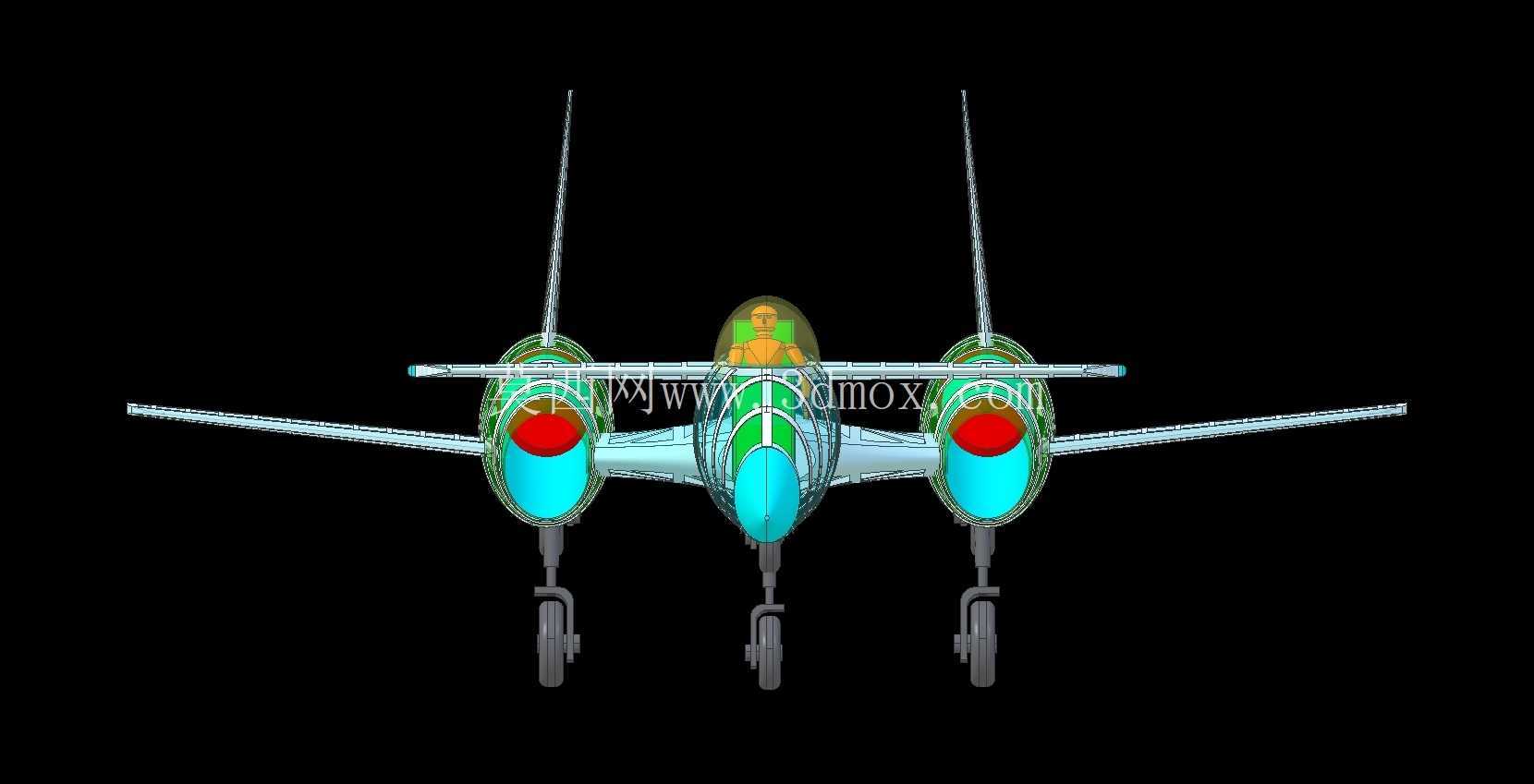 波兰PZL-230天蝎座攻击机概念实体组装模型