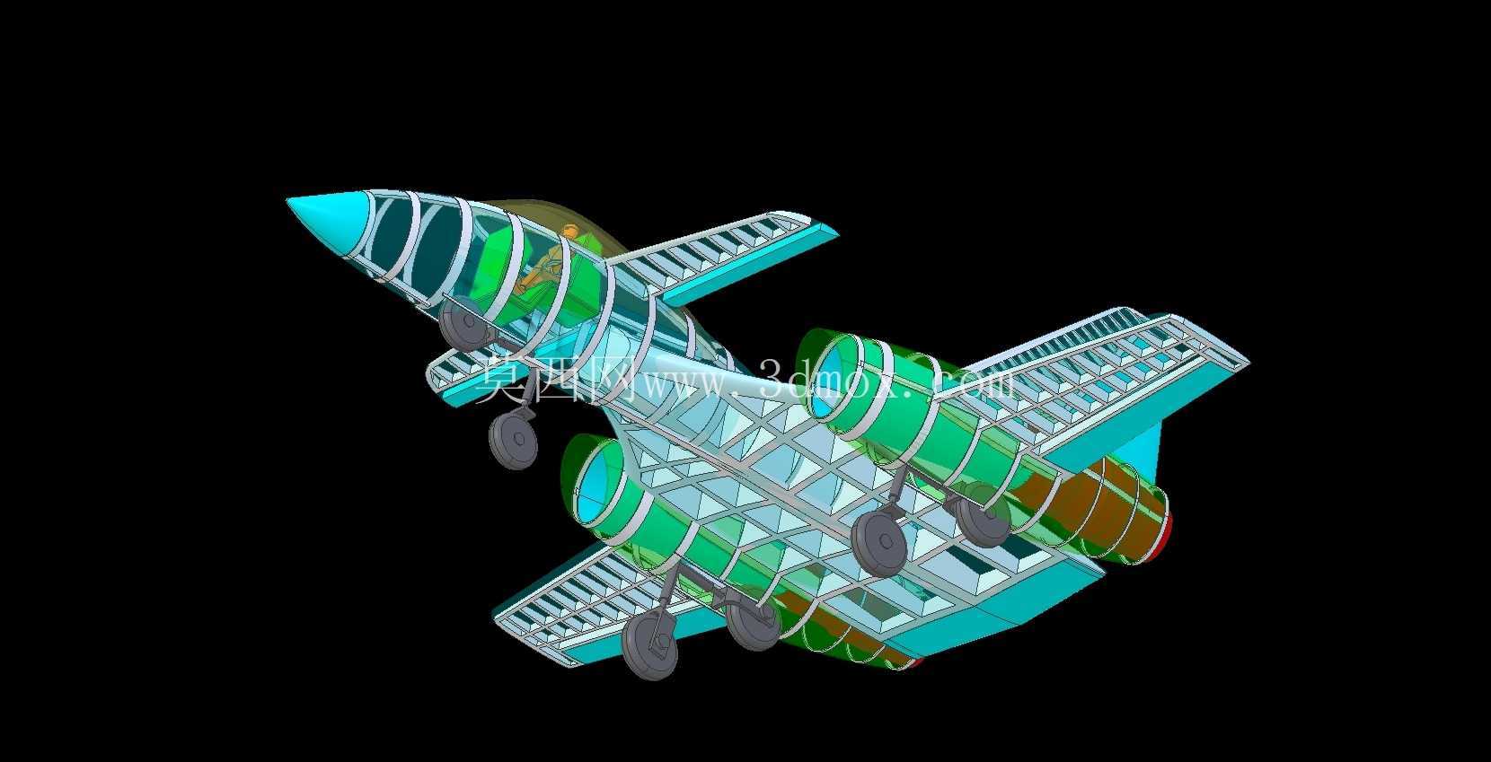 波兰PZL-230天蝎座攻击机概念实体组装模型