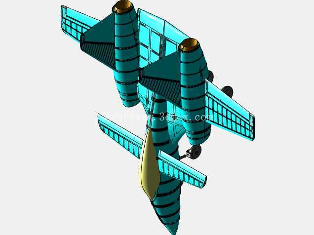 波兰PZL-230天蝎座攻击机概念实体组装模型