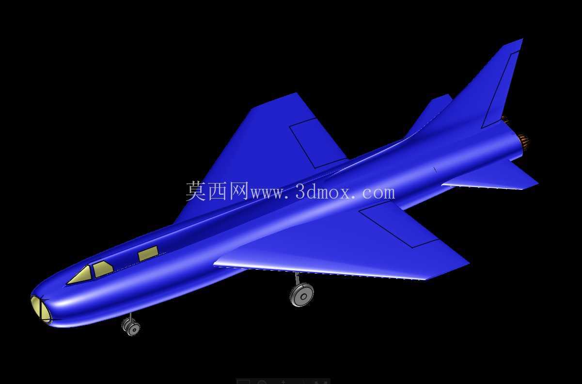 澳大利亚CA-23战斗机概念实体装配模型