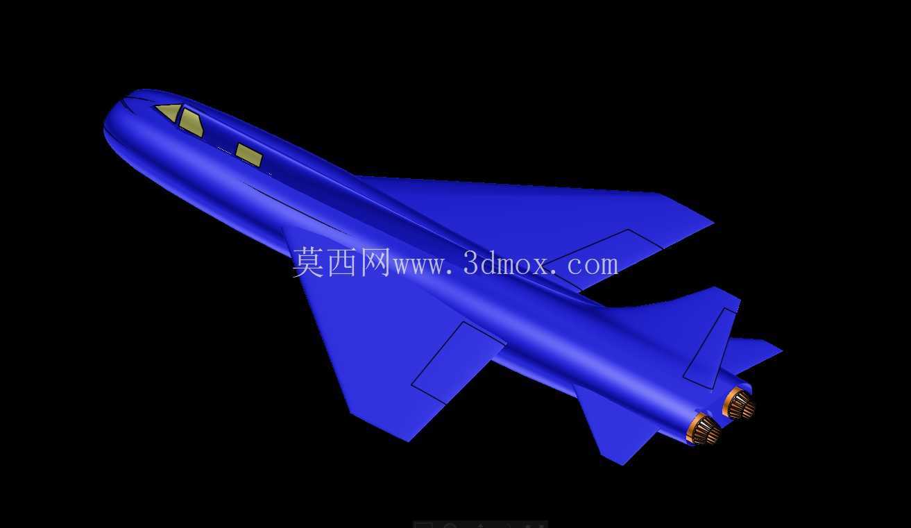 澳大利亚CA-23战斗机概念实体装配模型