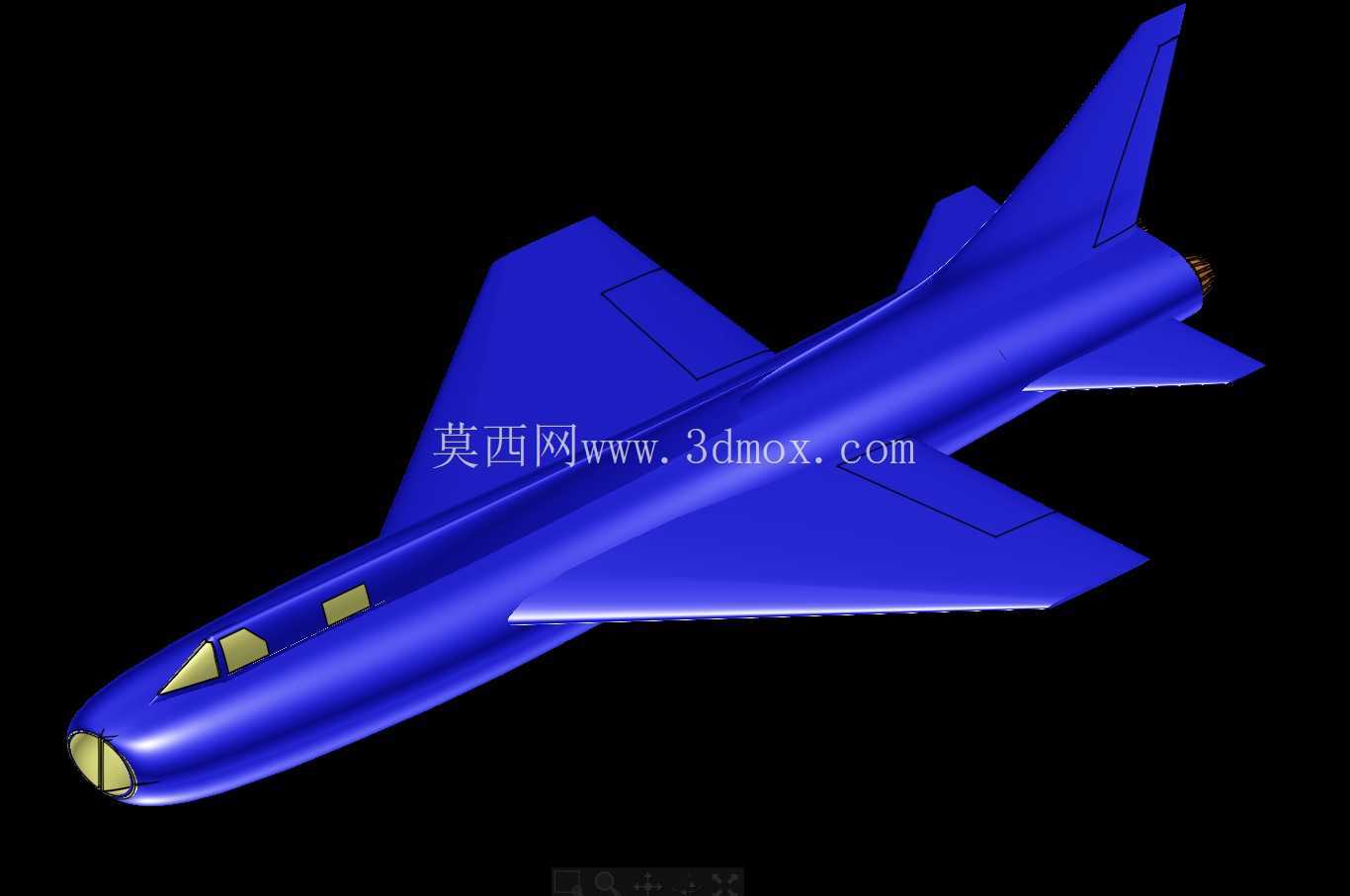 澳大利亚CA-23战斗机概念实体装配模型