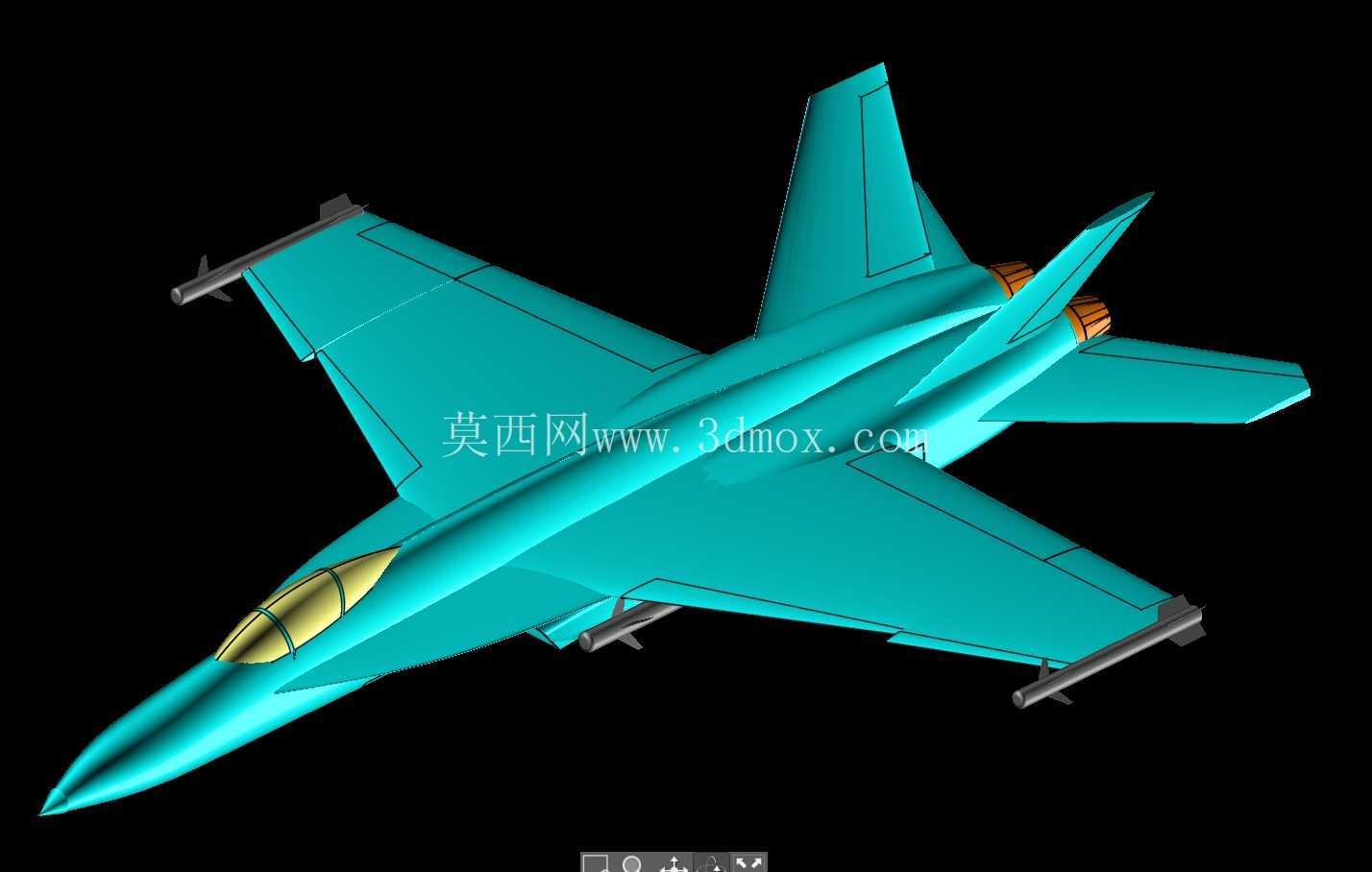 美国海军F-18E战斗机/攻击机实体组装模型