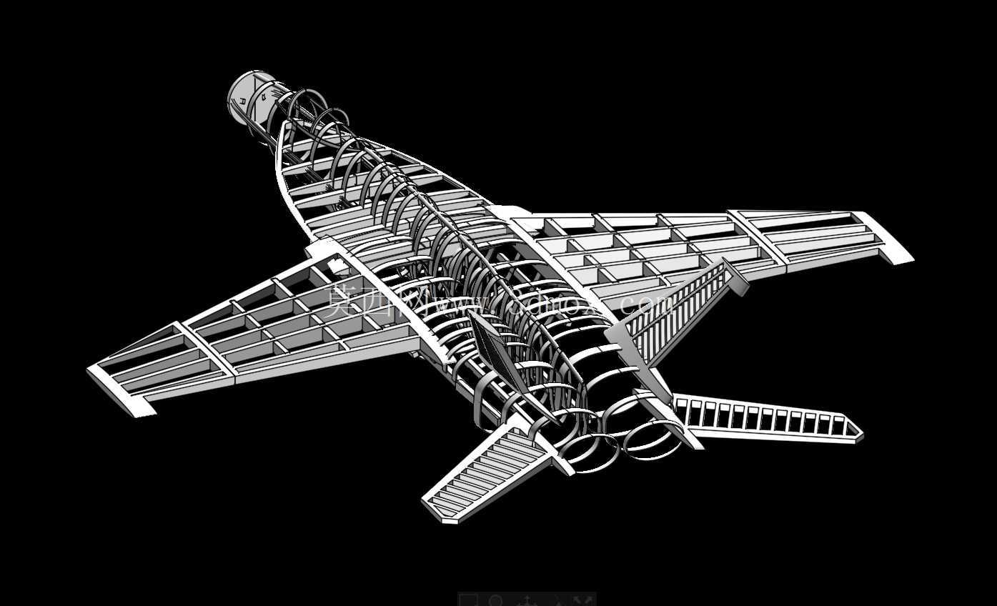 美国海军F-18E战斗机/攻击机实体组装模型