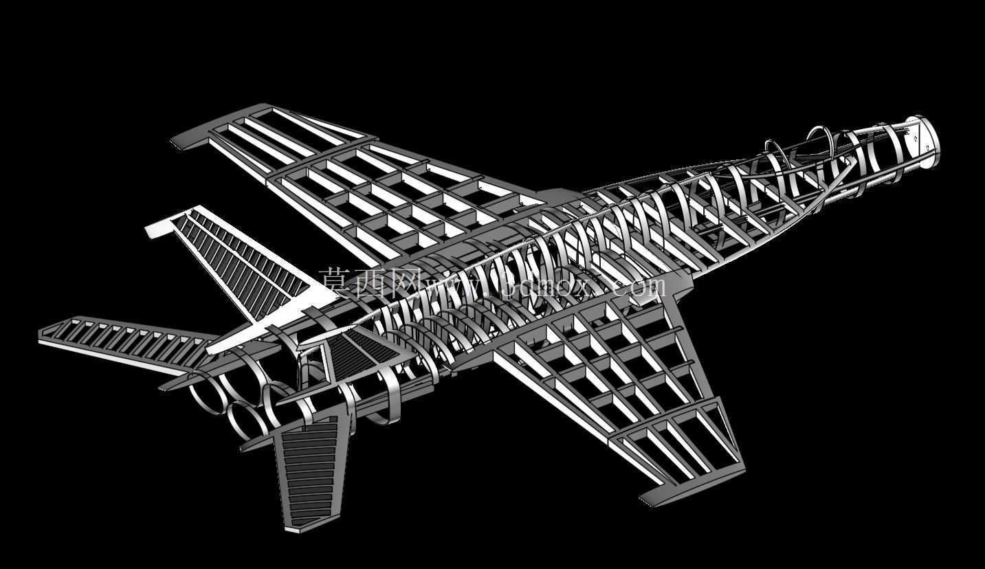 美国海军F-18E战斗机/攻击机实体组装模型
