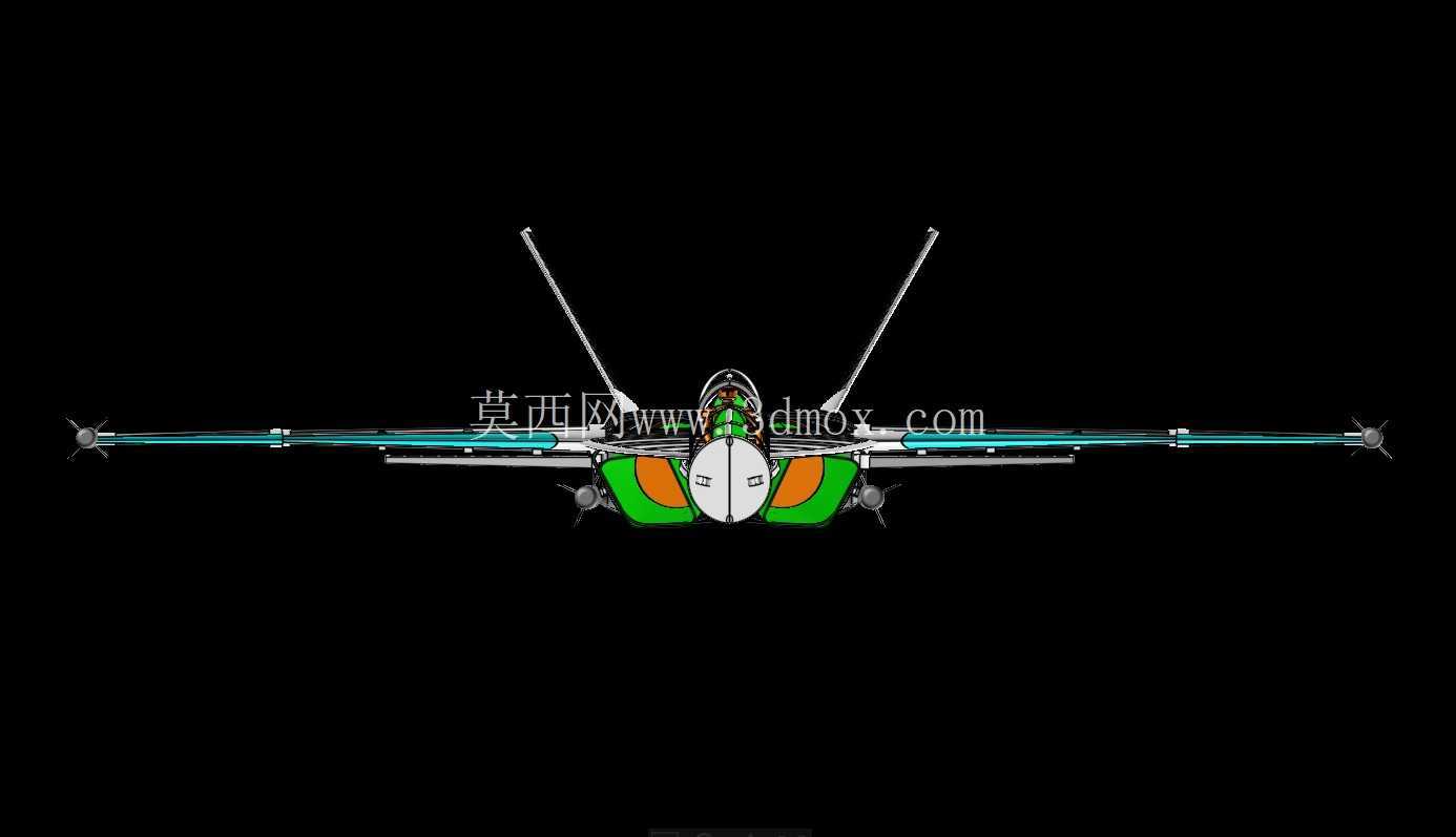 美国海军F-18E战斗机/攻击机实体组装模型
