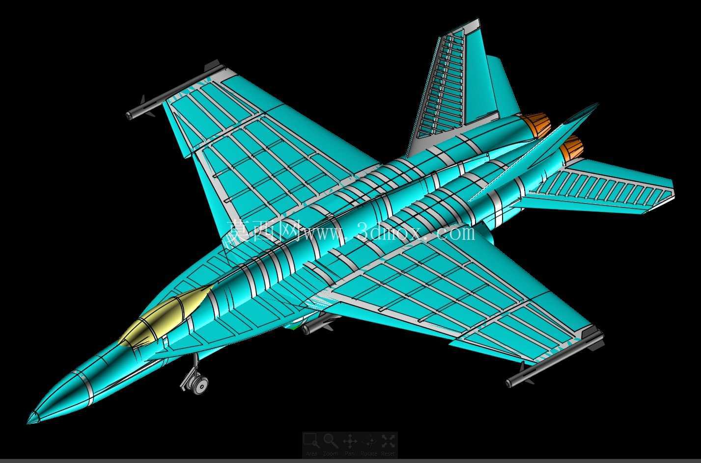 美国海军F-18E战斗机/攻击机实体组装模型