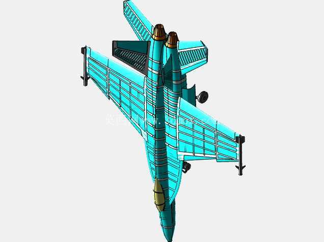 美国海军F-18E战斗机/攻击机实体组装模型
