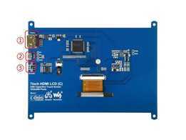 7 英寸 HDMI LCD (C) 美国电容式触摸屏 1024x600 像素