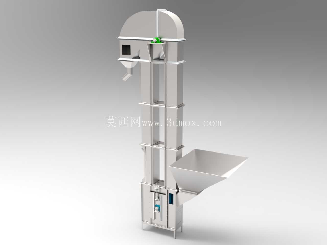 斗式提升机(18 英尺,工业谷物/物料搬运)