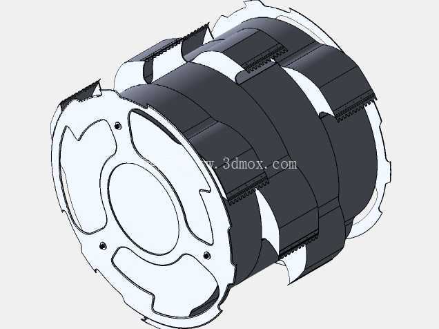 NASA 的 RASSOR 3.0 桶鼓