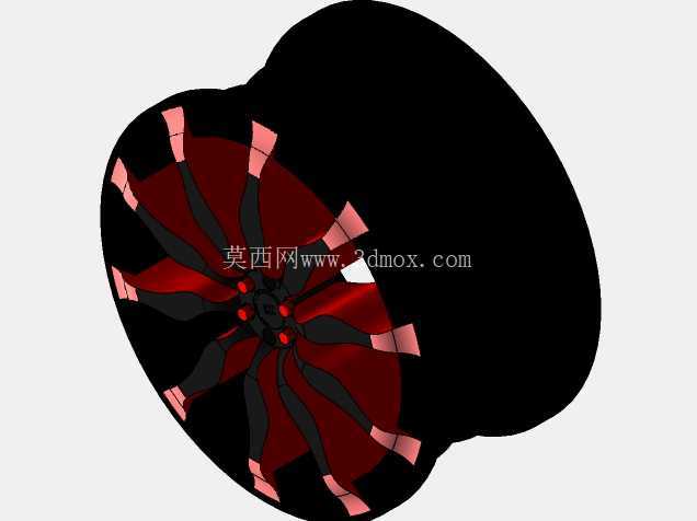 汽车 RIM 设计红黑