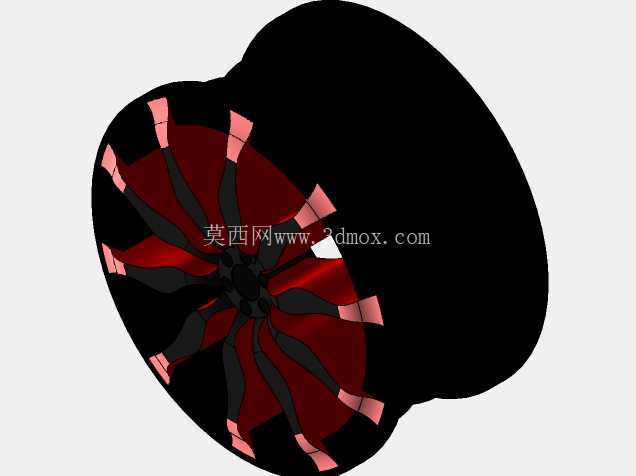 汽车 RIM 设计红黑