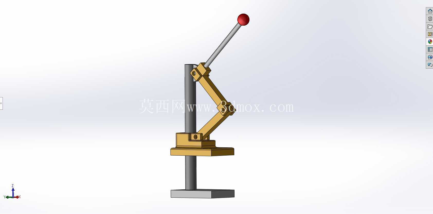SOLIDWORKS - 3D 压制模型零件