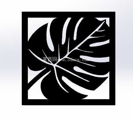 QUADRO DECORATIVO FOLHA DE AD��O