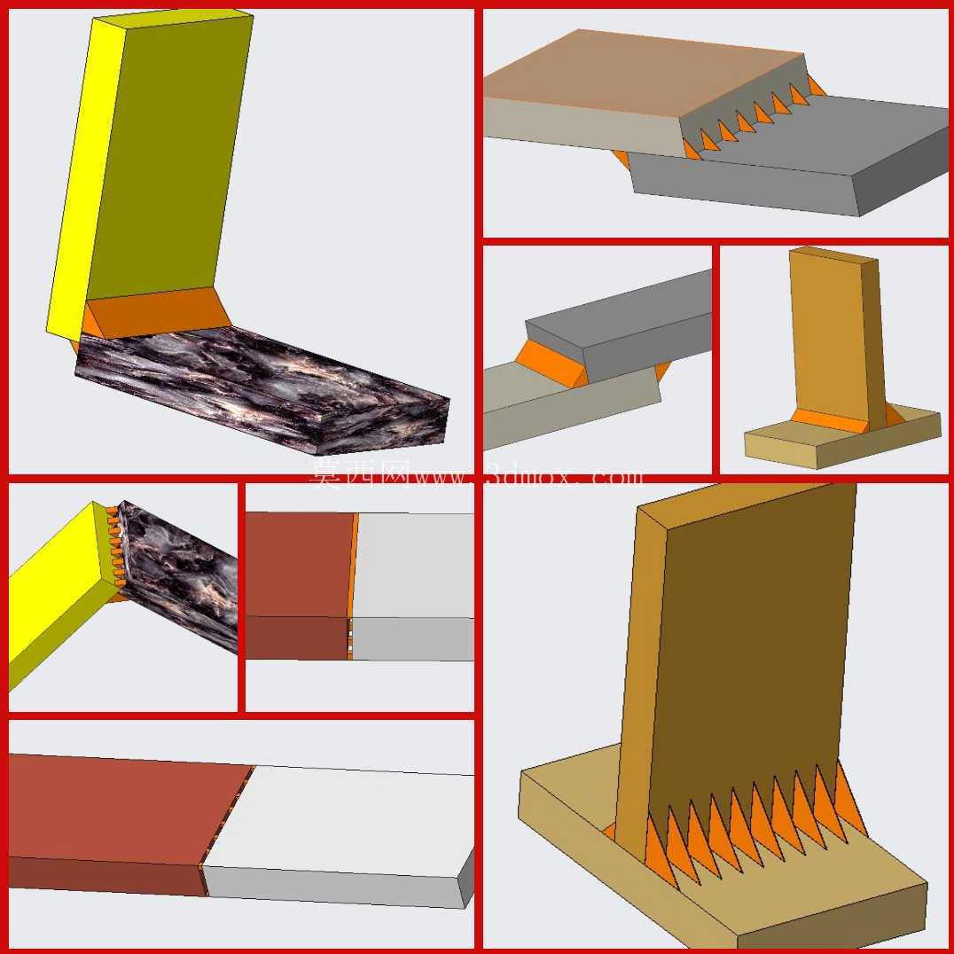 探索不同类型的焊接接头 - Creo 中制作的 CAD 模型!