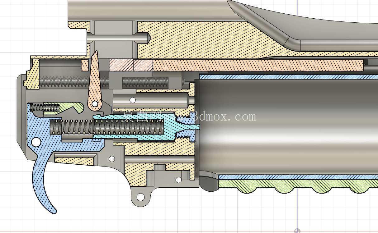 M203 接收器及部分零件