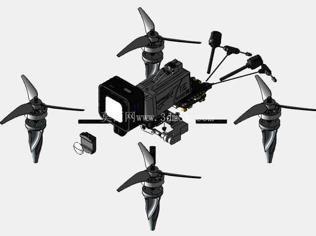 �ҵ����� FPV ���˻� - �����Ż���ܣ�STEP \u0026 STL��