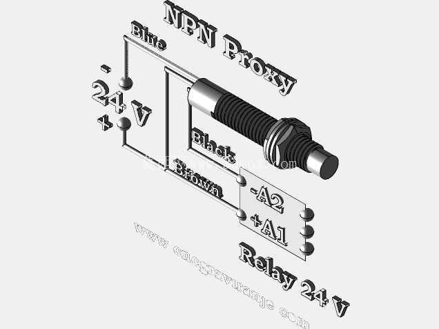 如何将接近传感器连接到继电器