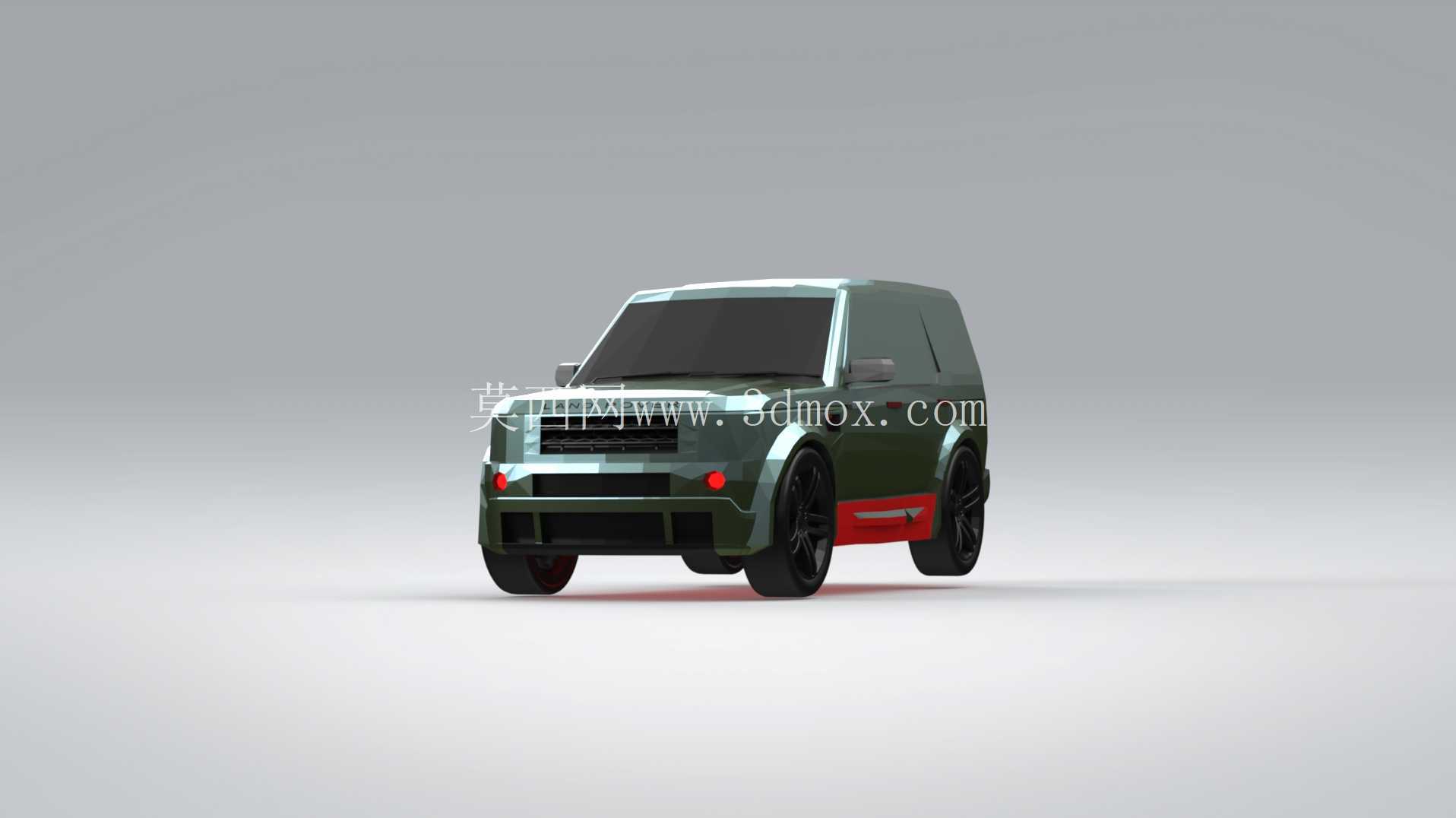 路虎发现 4 汽车 SUV-3DView