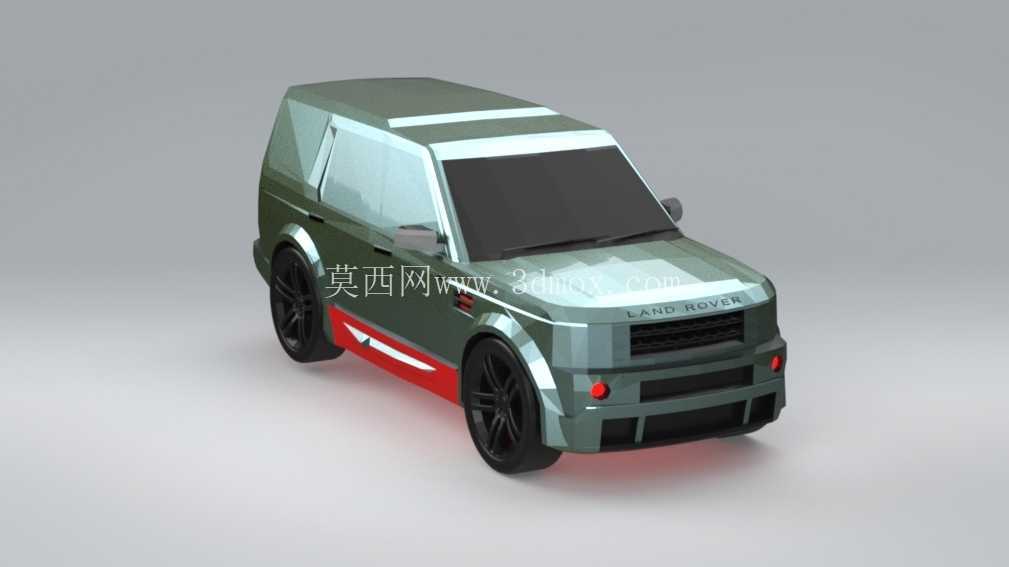 路虎发现 4 汽车 SUV-3DView