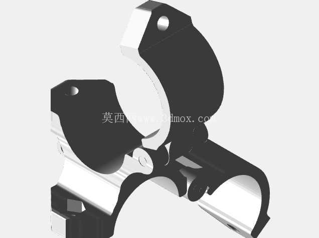 双管可调夹具安装座 - 模块化支架系统
