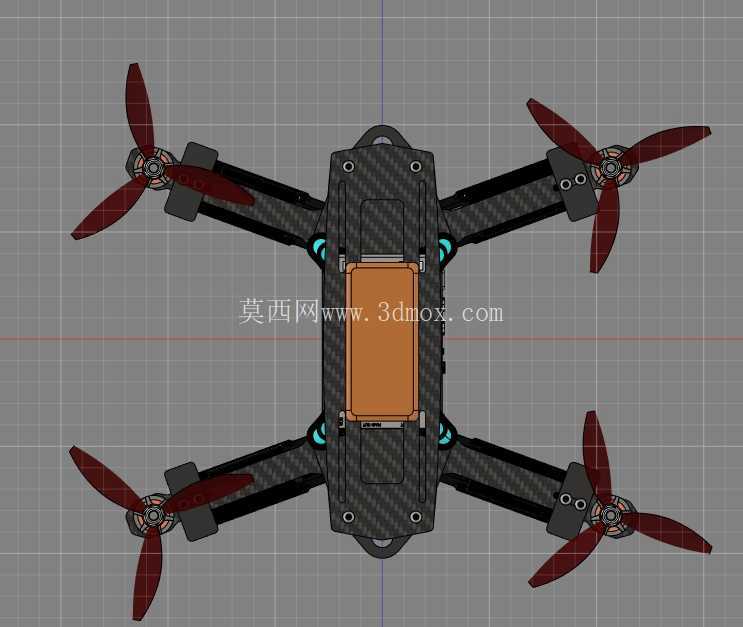 具有定制航空电子设备隔离安装座的模块化 250 级无人机平台