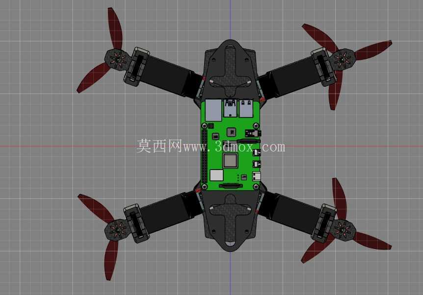 具有定制航空电子设备隔离安装座的模块化 250 级无人机平台