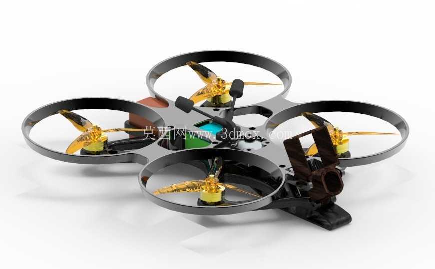 5 英寸管道式电影 FPV 无人机,配备 DJI O4 Pro 和 Action 2 支架,3D 打印