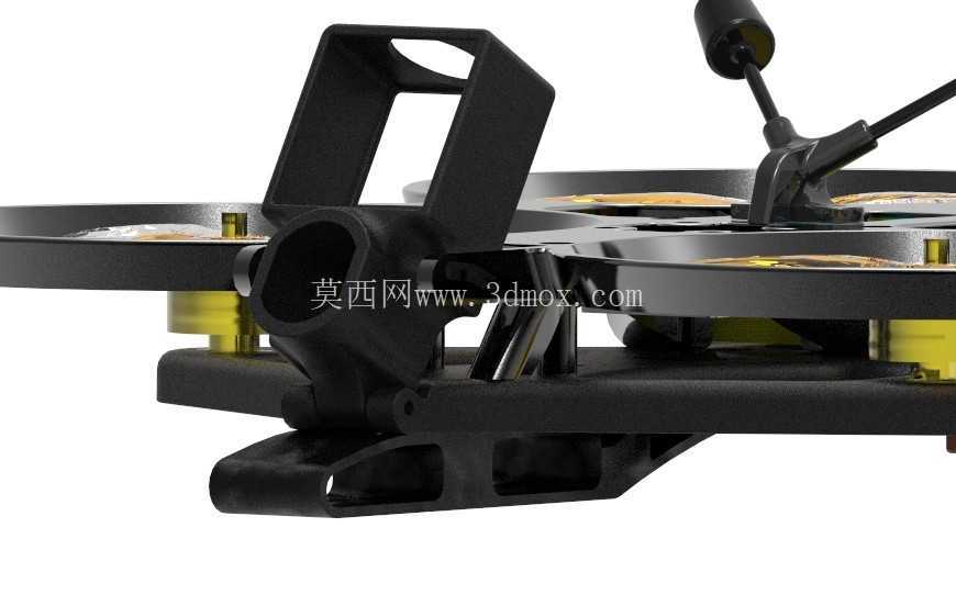 5 英寸管道式电影 FPV 无人机,配备 DJI O4 Pro 和 Action 2 支架,3D 打印