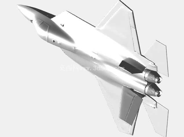 TAI TF-X KAAN 土耳其战斗机(Milli Muharip U?ak - Türk Sava? U?a??)- STL